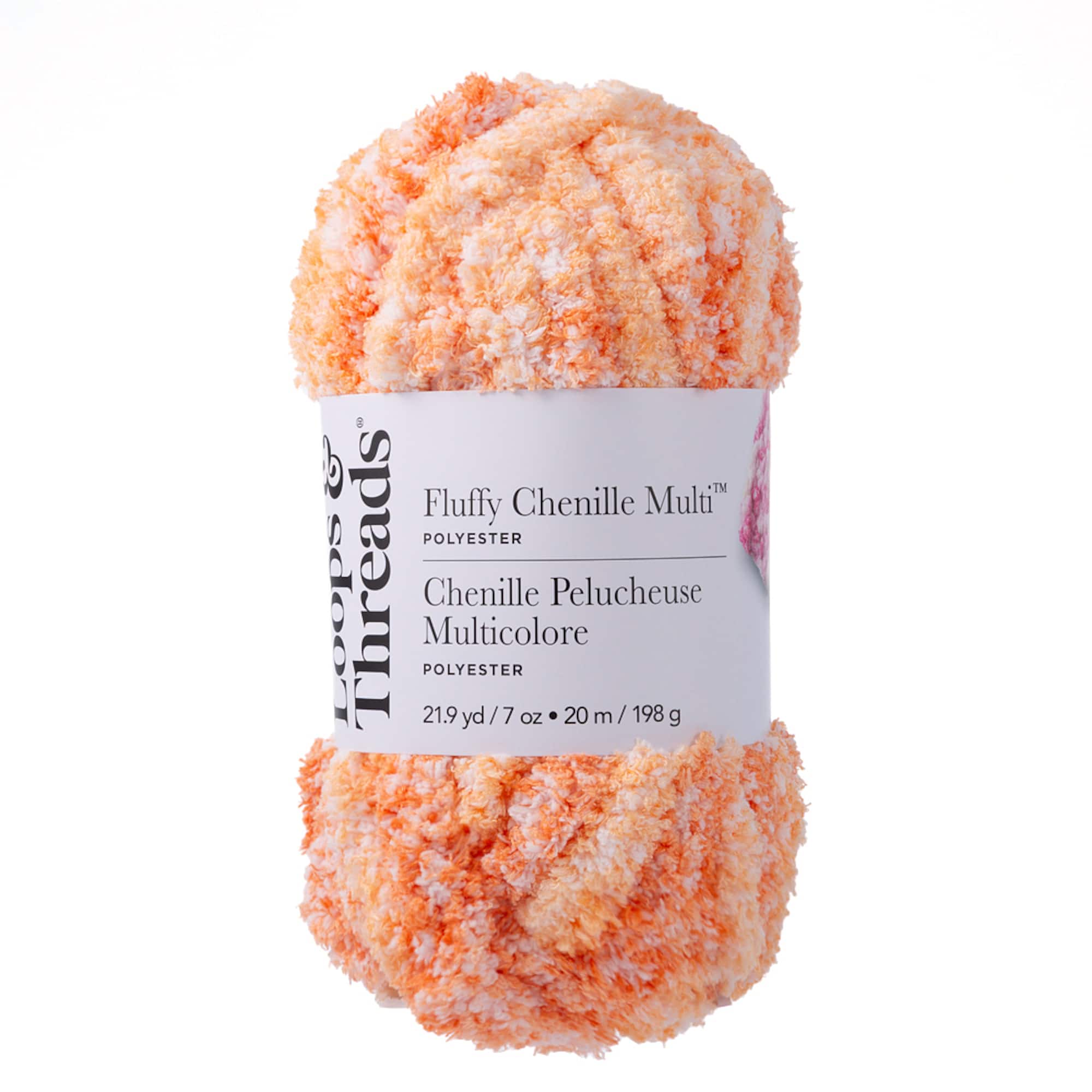 Fluffy Chenille Multi™ Yarn by Loops & Threads
